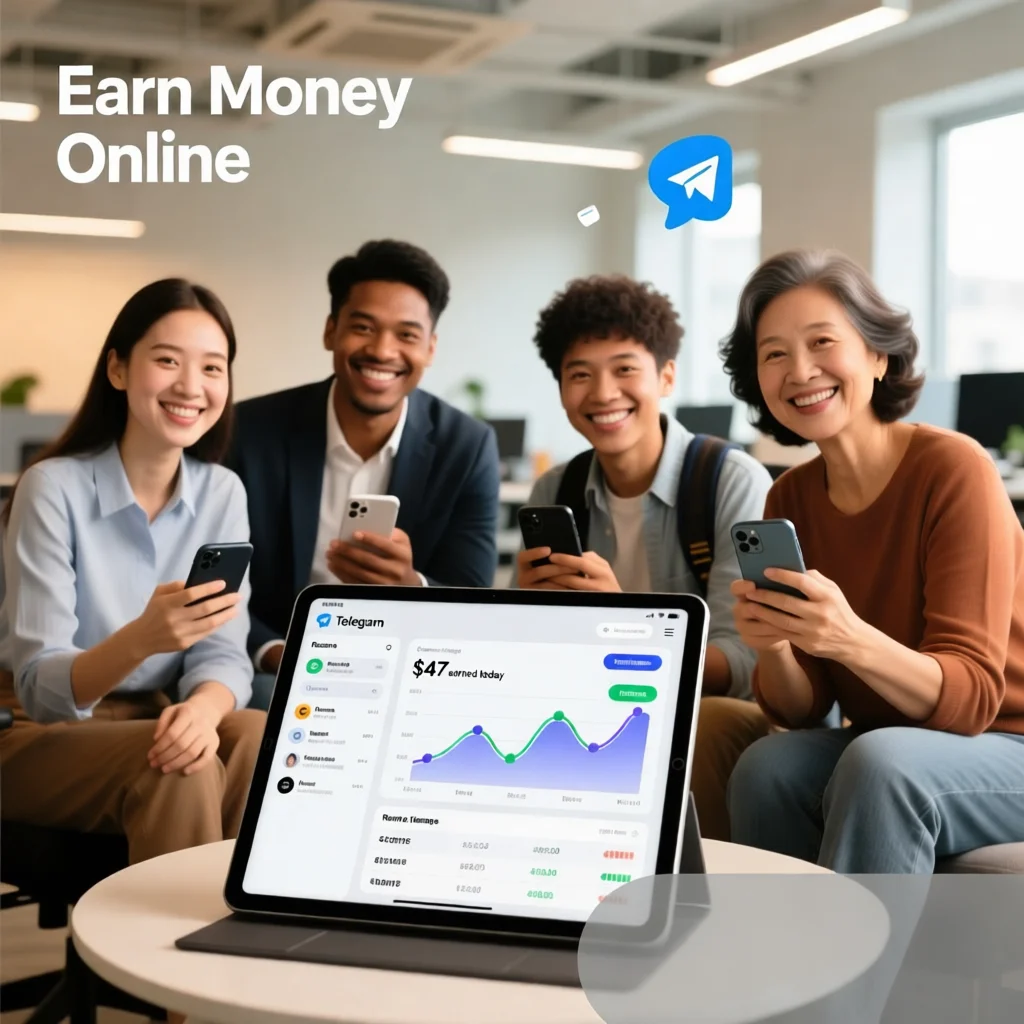 Earn Money Online Telegram Channel how Real People Make Income Every Day