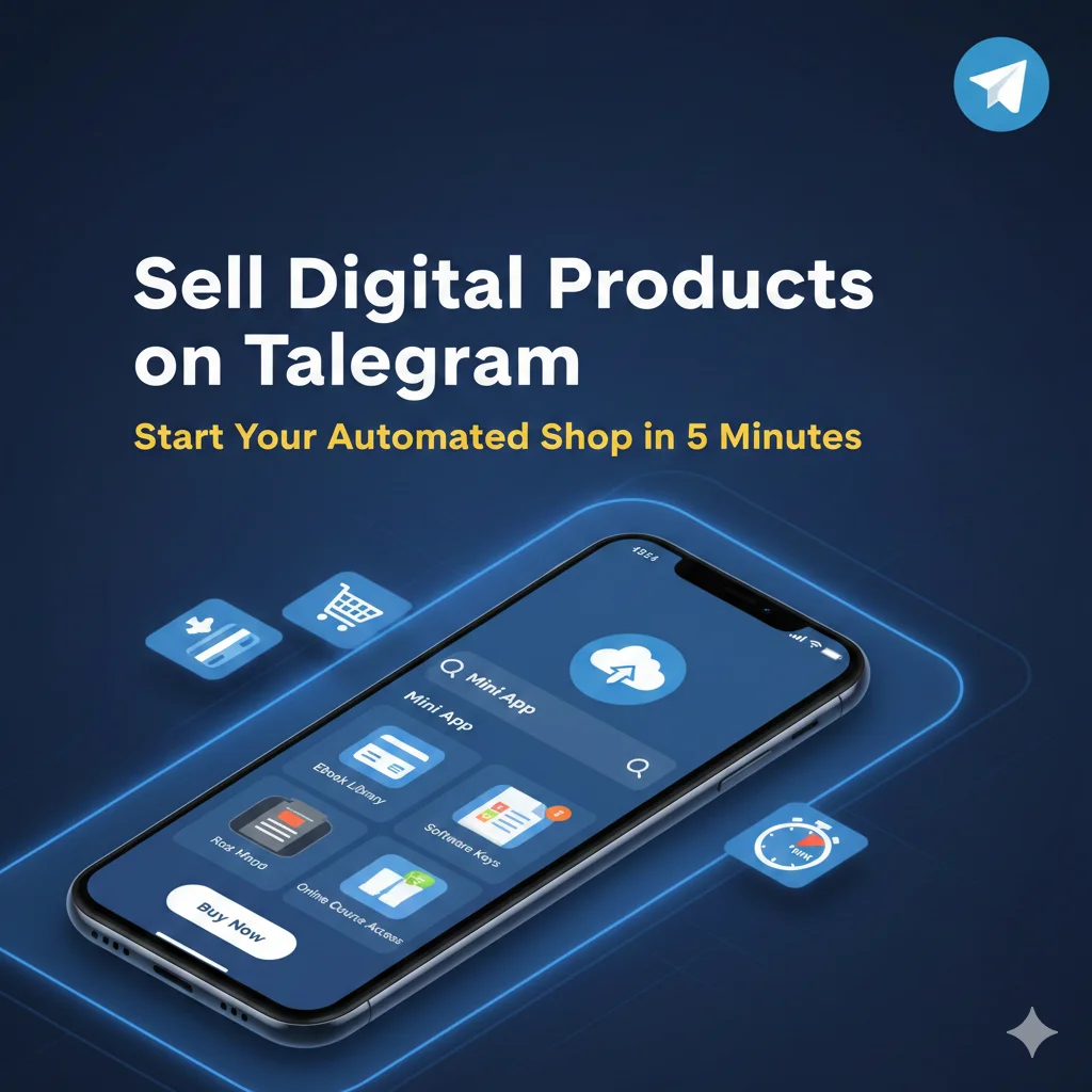 Sell Digital Products on Telegram Start Your Automated Shop in 5 Minutes