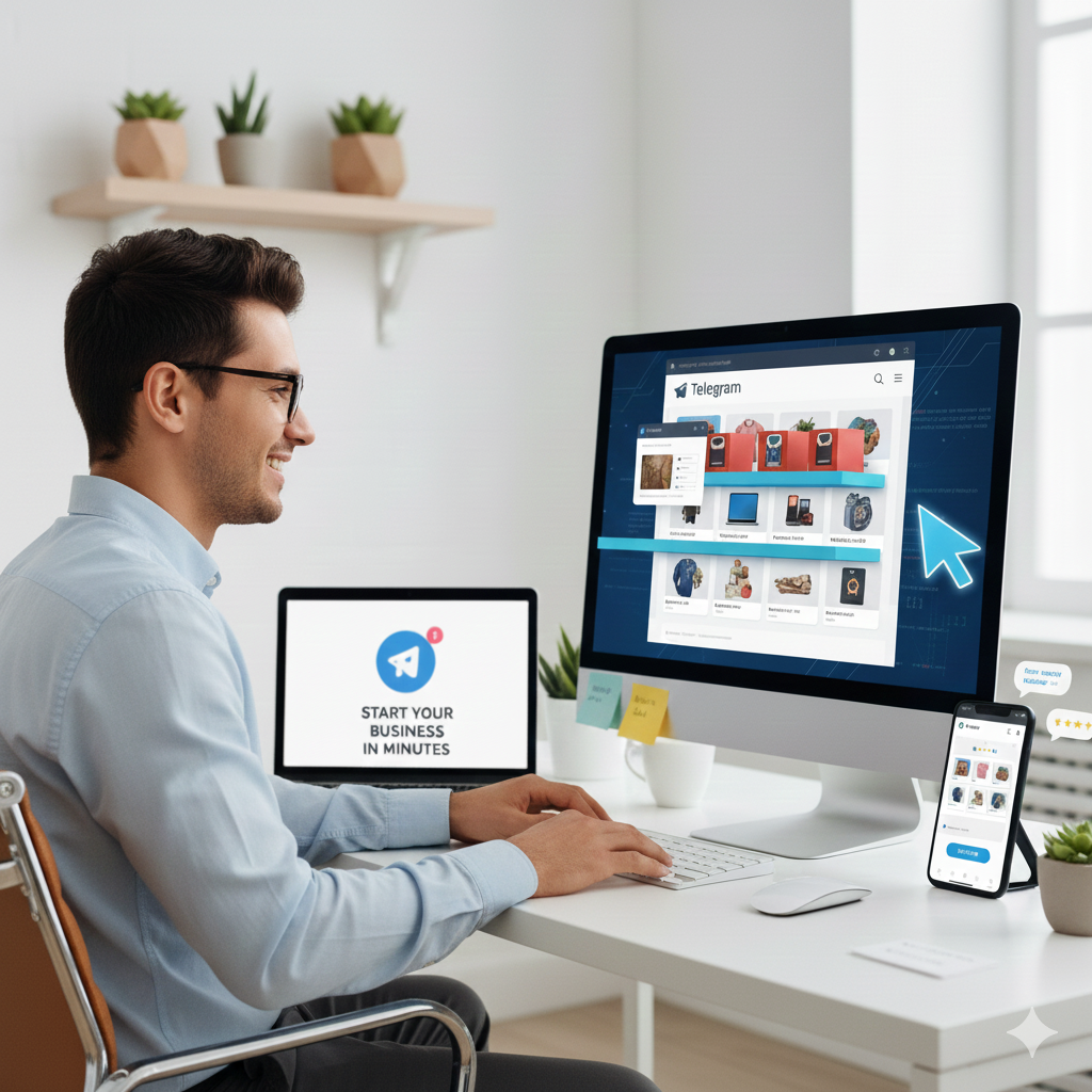 Automated Telegram Storefront Builder Start Your Own Business in Minutes