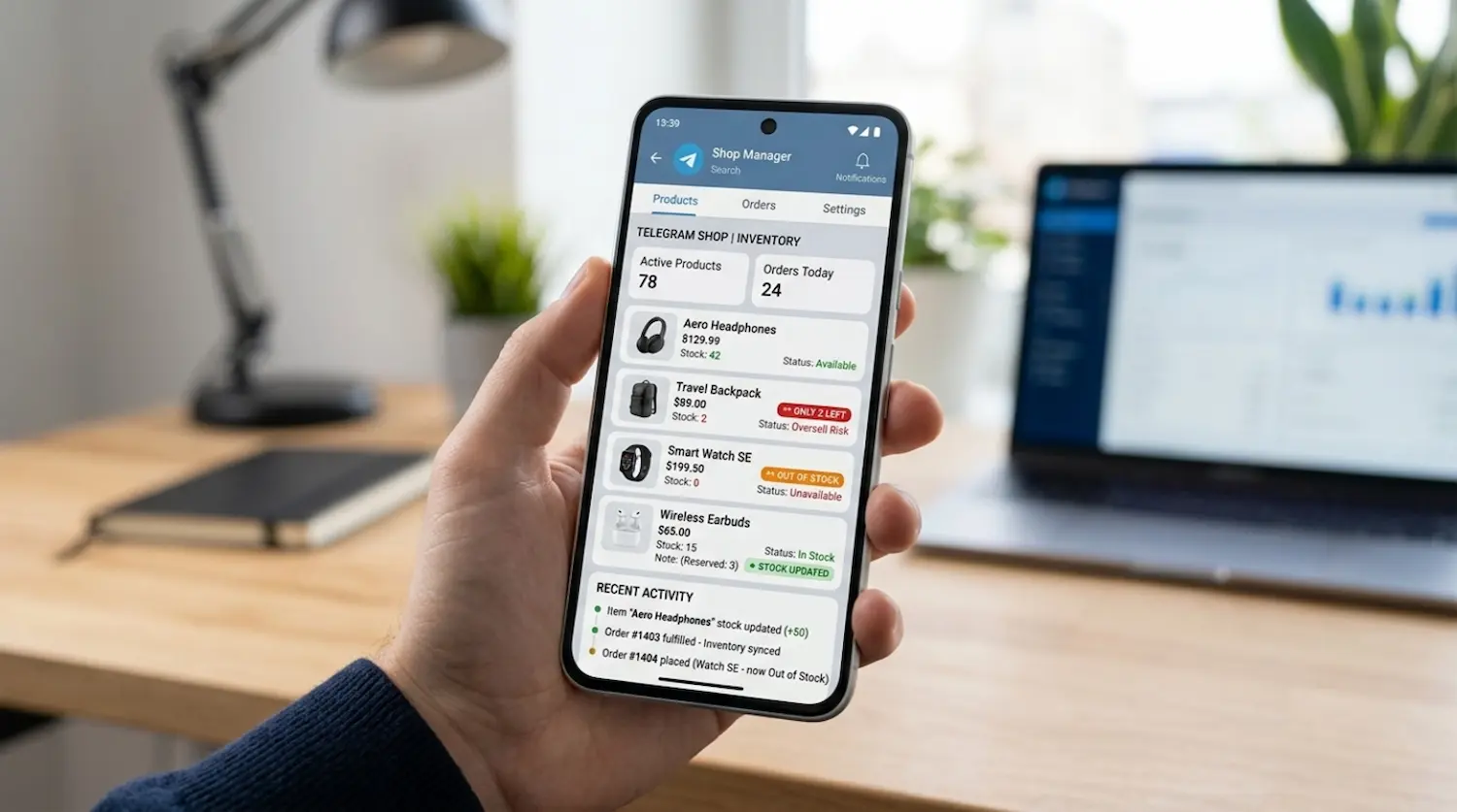 Telegram Inventory Management: How to Prevent Overselling in a Telegram Store