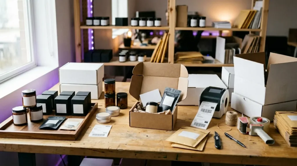 ecommerce friction for cannabis sellers shown through product packaging and order preparation