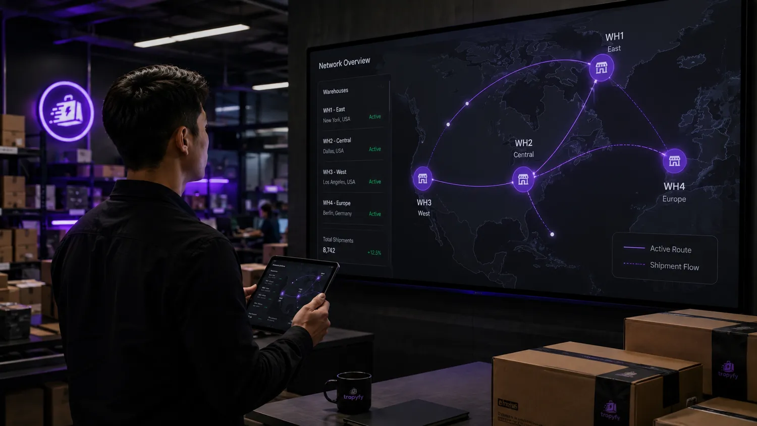 Telegram order routing automation flow from paid order to delivered without spreadsheets